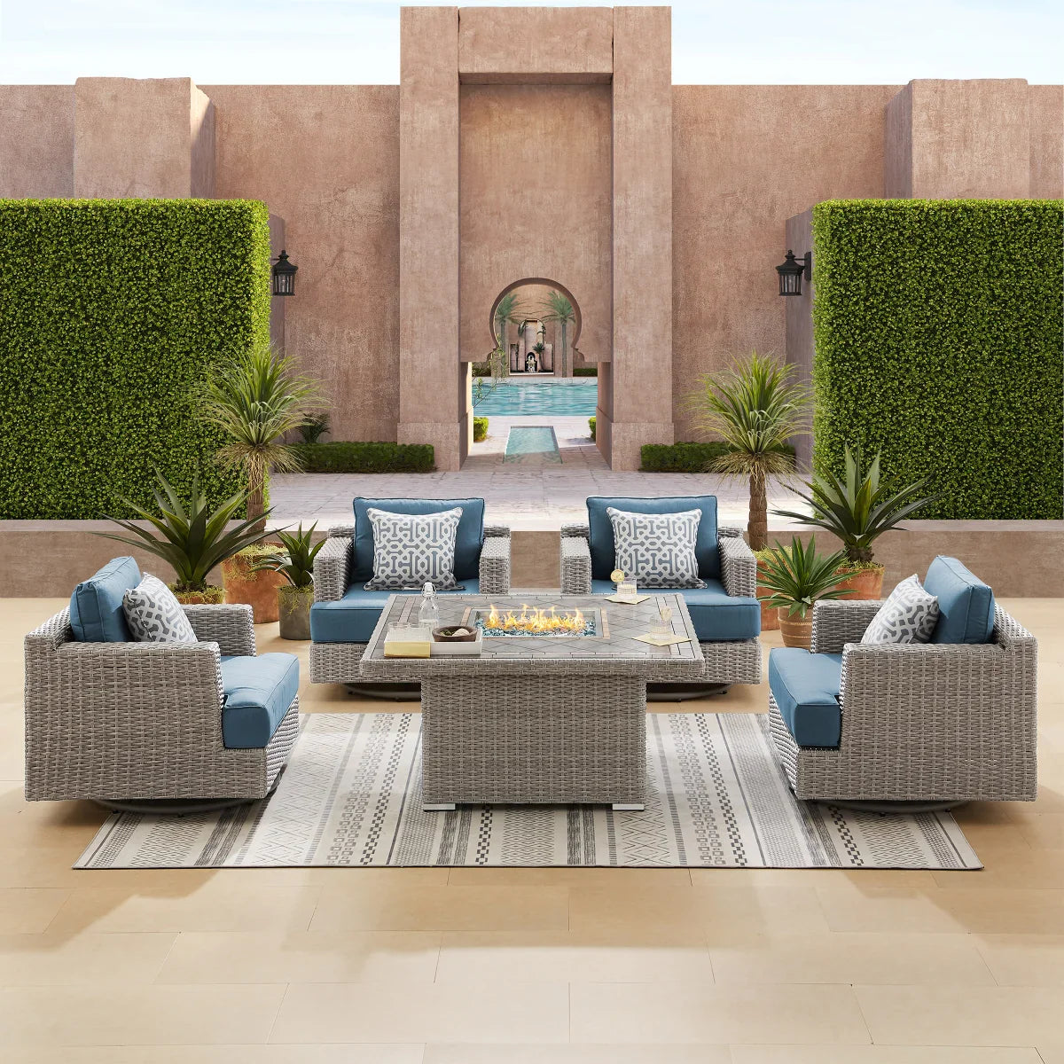Sirio Niko 5-piece Fire Chat Set