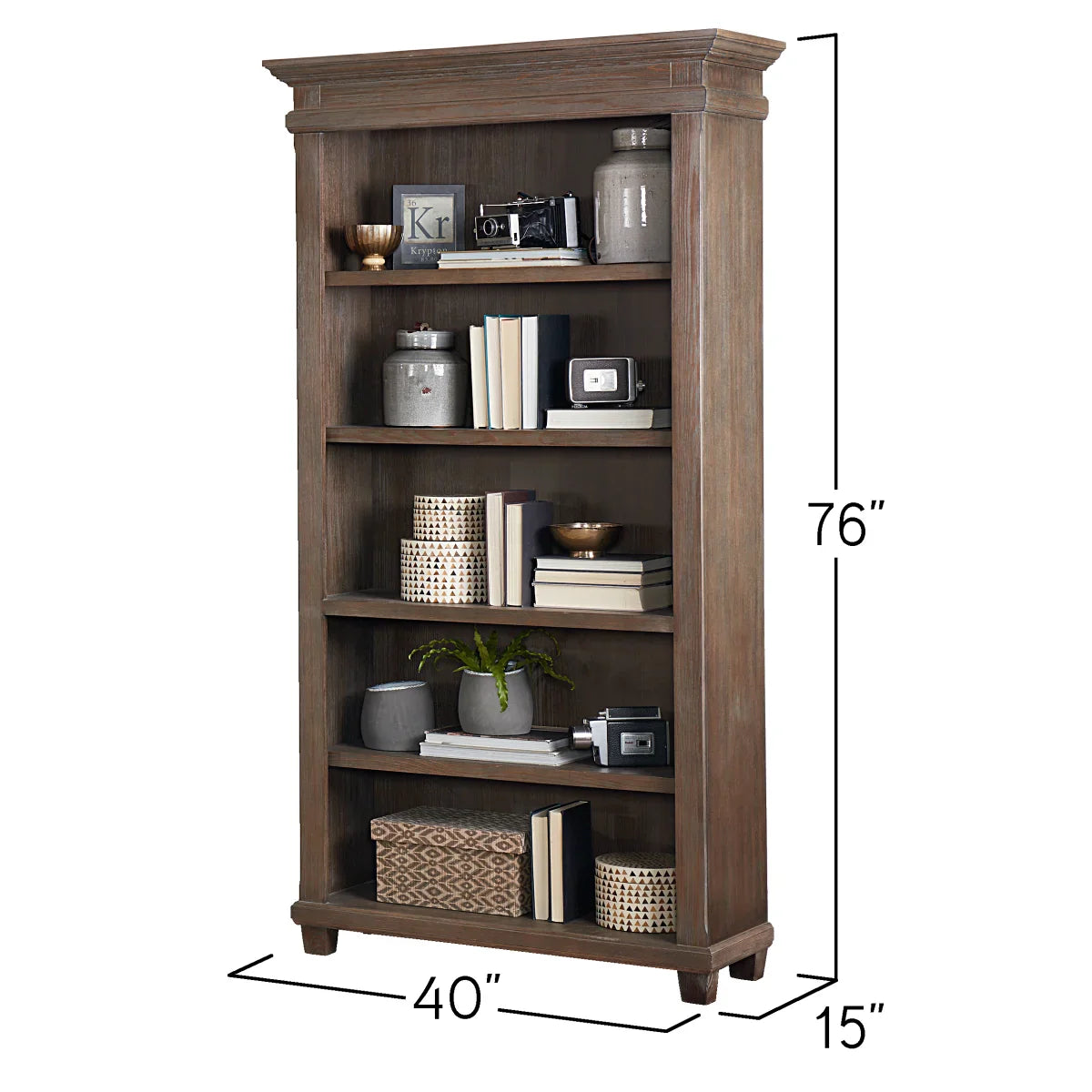 Campton 3-piece Bookcase Wall