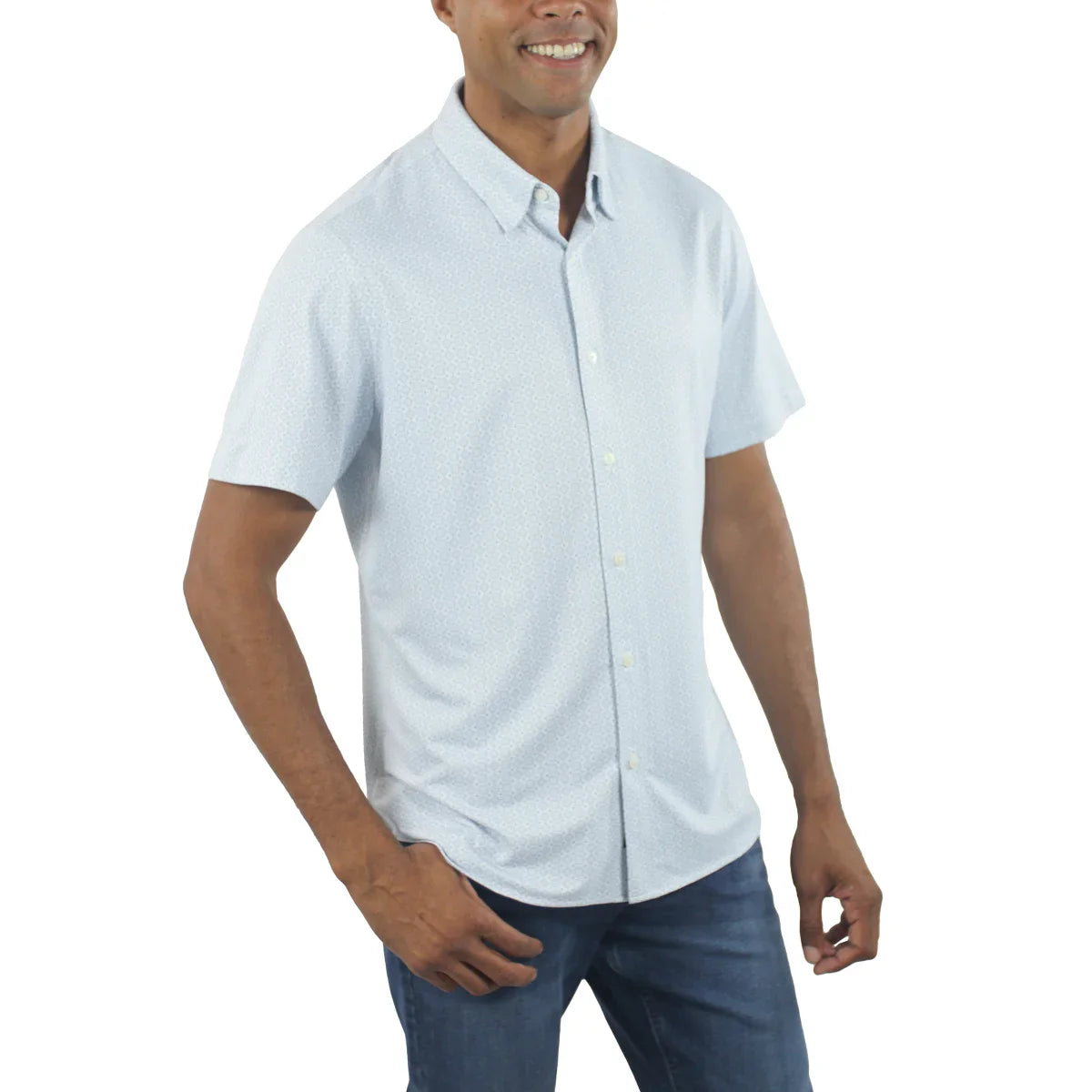 Jachs NY Men's Short Sleeve Woven Shirt