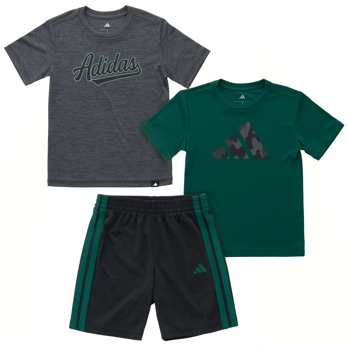 adidas Kids' 3-piece Short Set