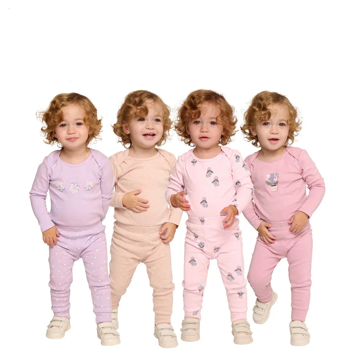 Pekkle Baby 4-pack Body Suit