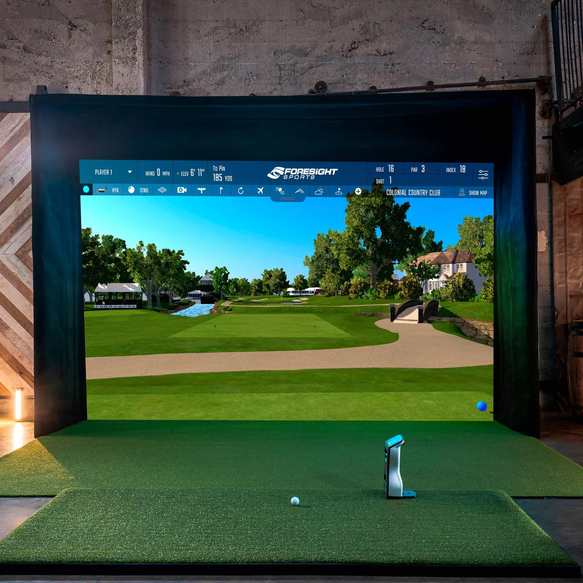 Foresight Sports Golf Simulator, Eagle Package