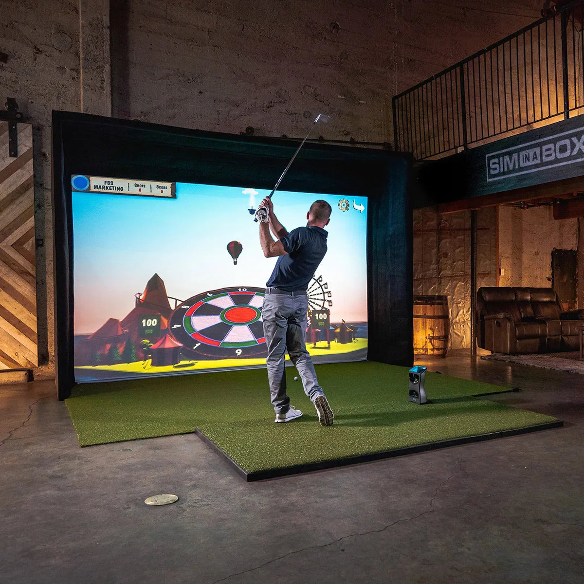 Foresight Sports Golf Simulator, Eagle Package