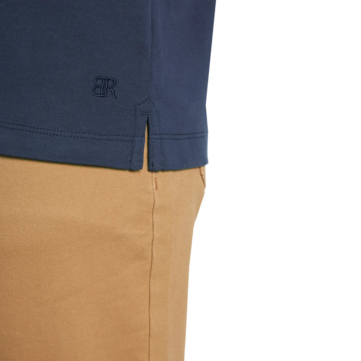 Banana Republic Men's Long Sleeve Luxe Polo Shirt