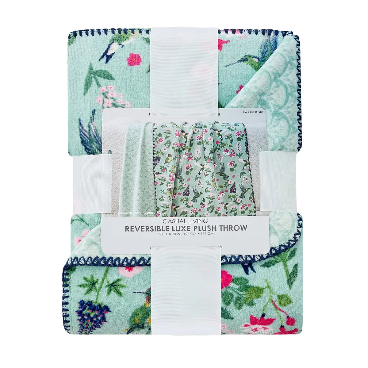 Casual Living Reversible Luxe Plush Throw