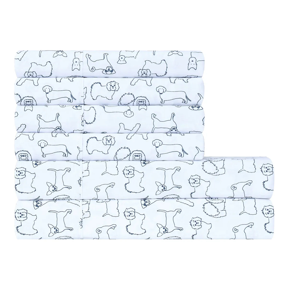 South Point Home Fashions Microfiber 6-Piece Sheet Set