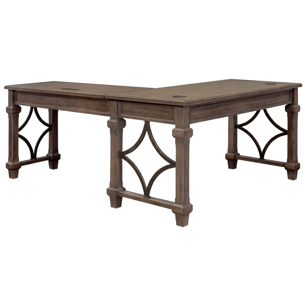 Campton Writing Desk with Return 3-piece Office Suite
