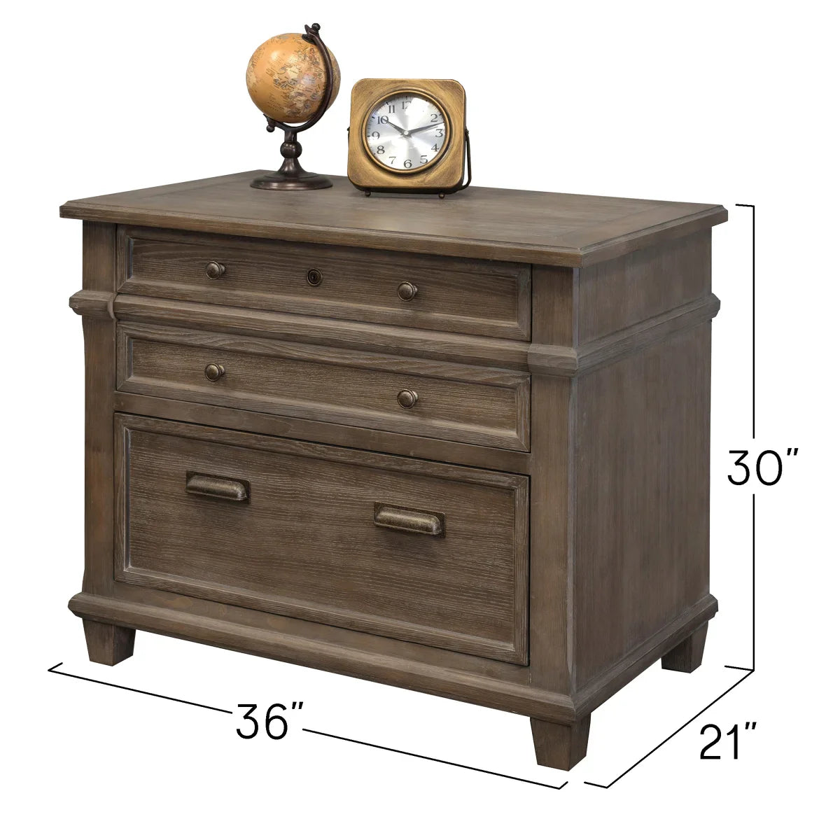 Campton Executive Desk 5-piece Office Suite