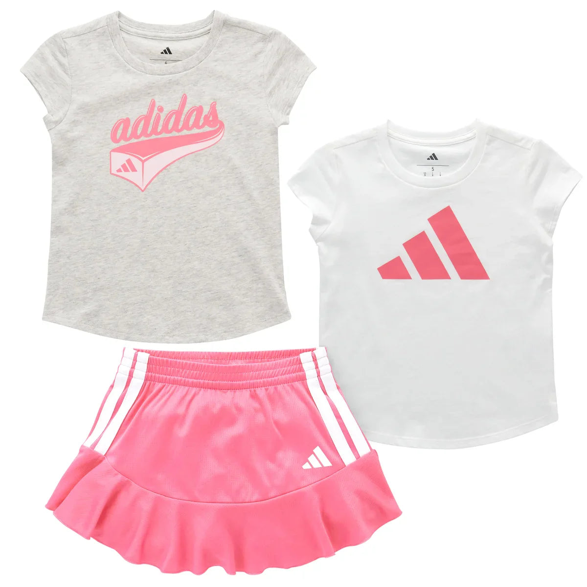 adidas Kids' 3-piece Short Set