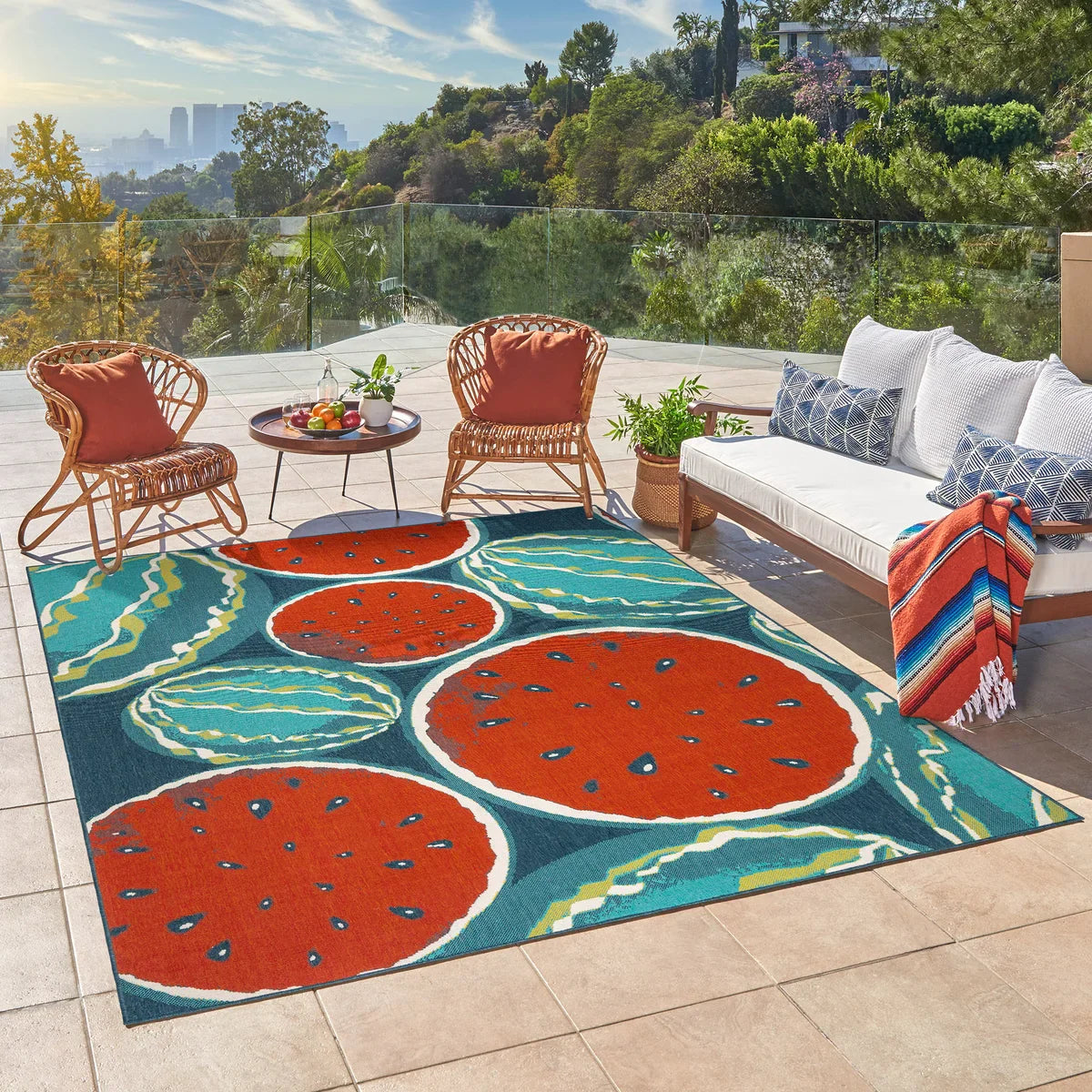 Verano Indoor/Outdoor Rug, Watermelons