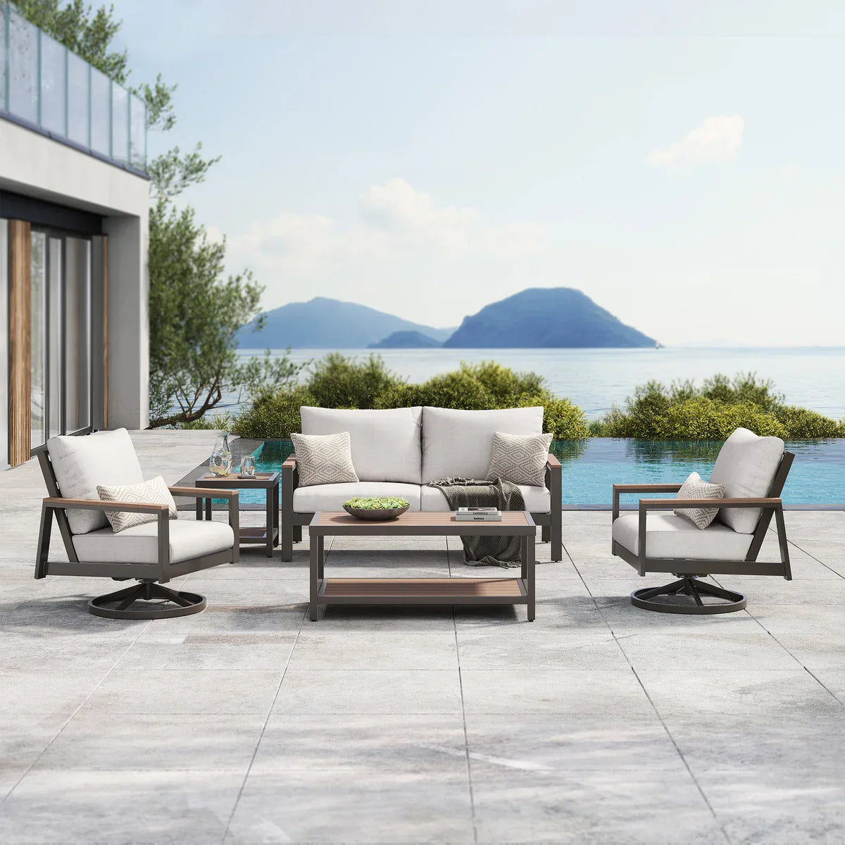 Grand Leisure Easton 5-piece Outdoor Seating Set