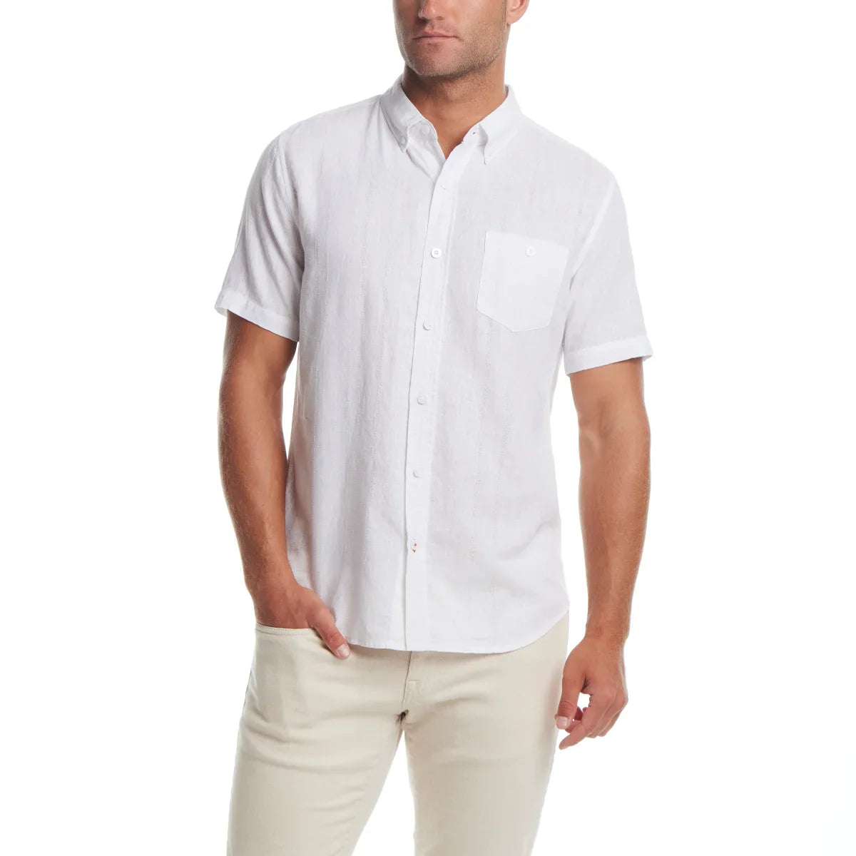 Weatherproof Vintage Men’s Short Sleeve Woven Shirt