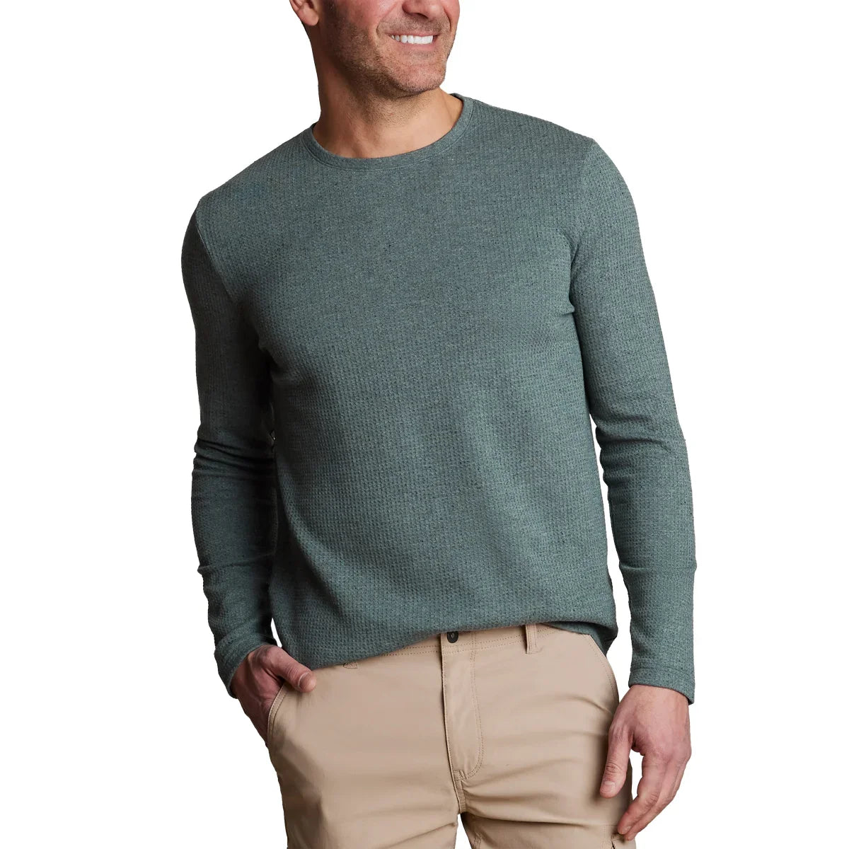 English Laundry Men's Long Sleeve Crewneck Shirt