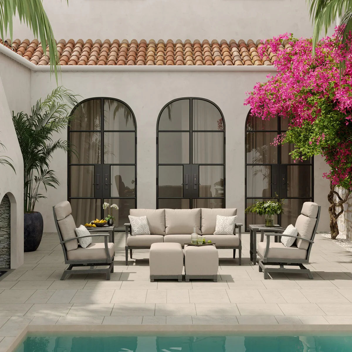 Miller 7-piece Outdoor Deep Seating Set