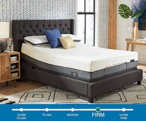 Sleep Science 13" Bamboo Cool Mattress with Q Plus Adjustable Base