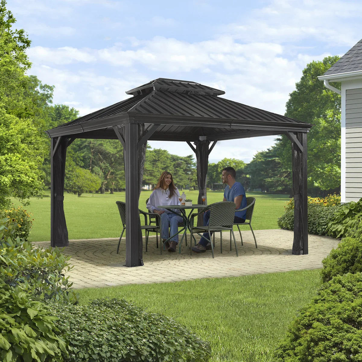 Sojag Messina Galvanized Steel Roof Gazebo