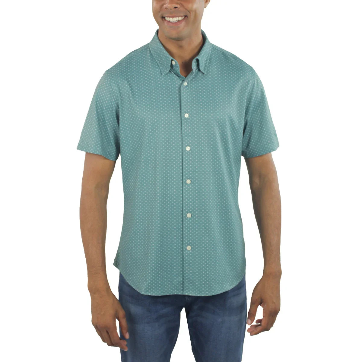 Jachs NY Men's Short Sleeve Woven Shirt