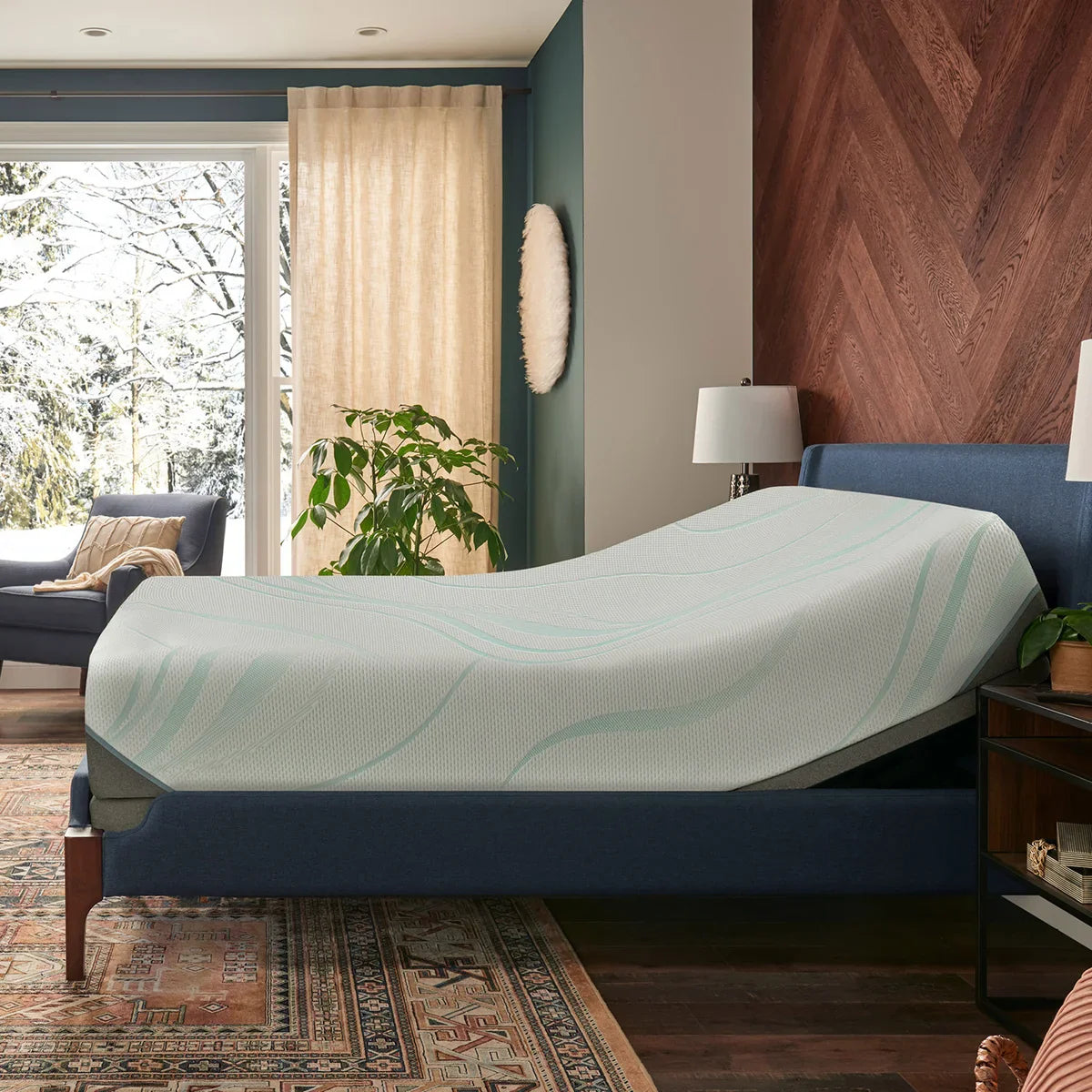 Tempur-Pedic Supreme 11.5” Medium or Firm Mattress with Ergo Adjustable Base