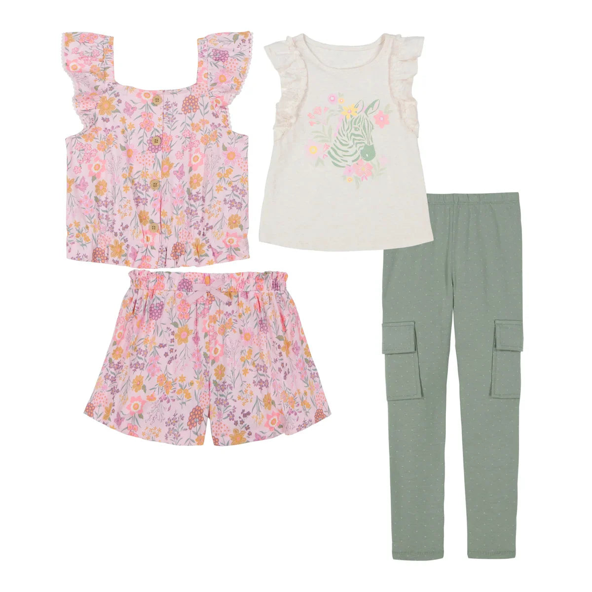 KHQ Kids' 4-piece Playwear Set