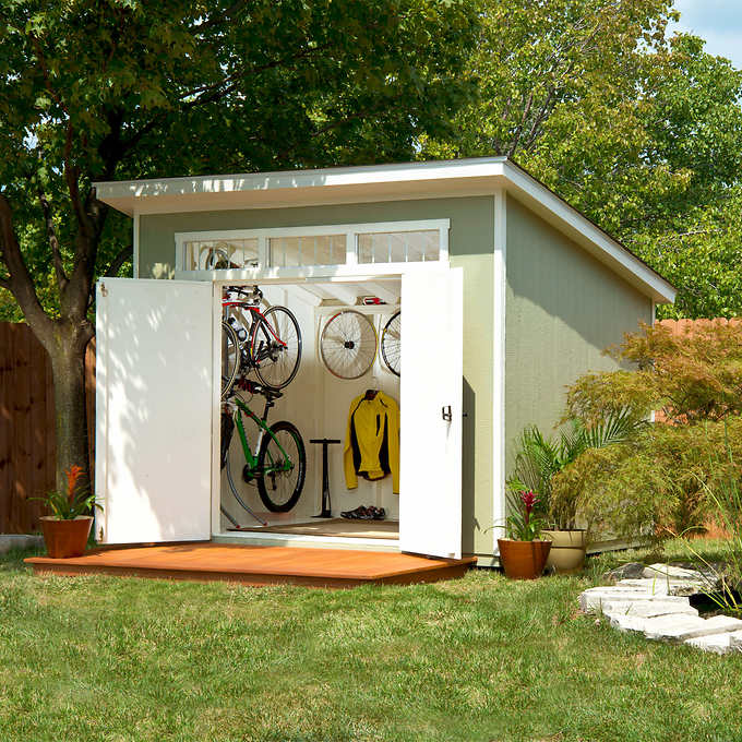 Aston 10' x 7.5' Wood Shed – Do It Yourself Assembly