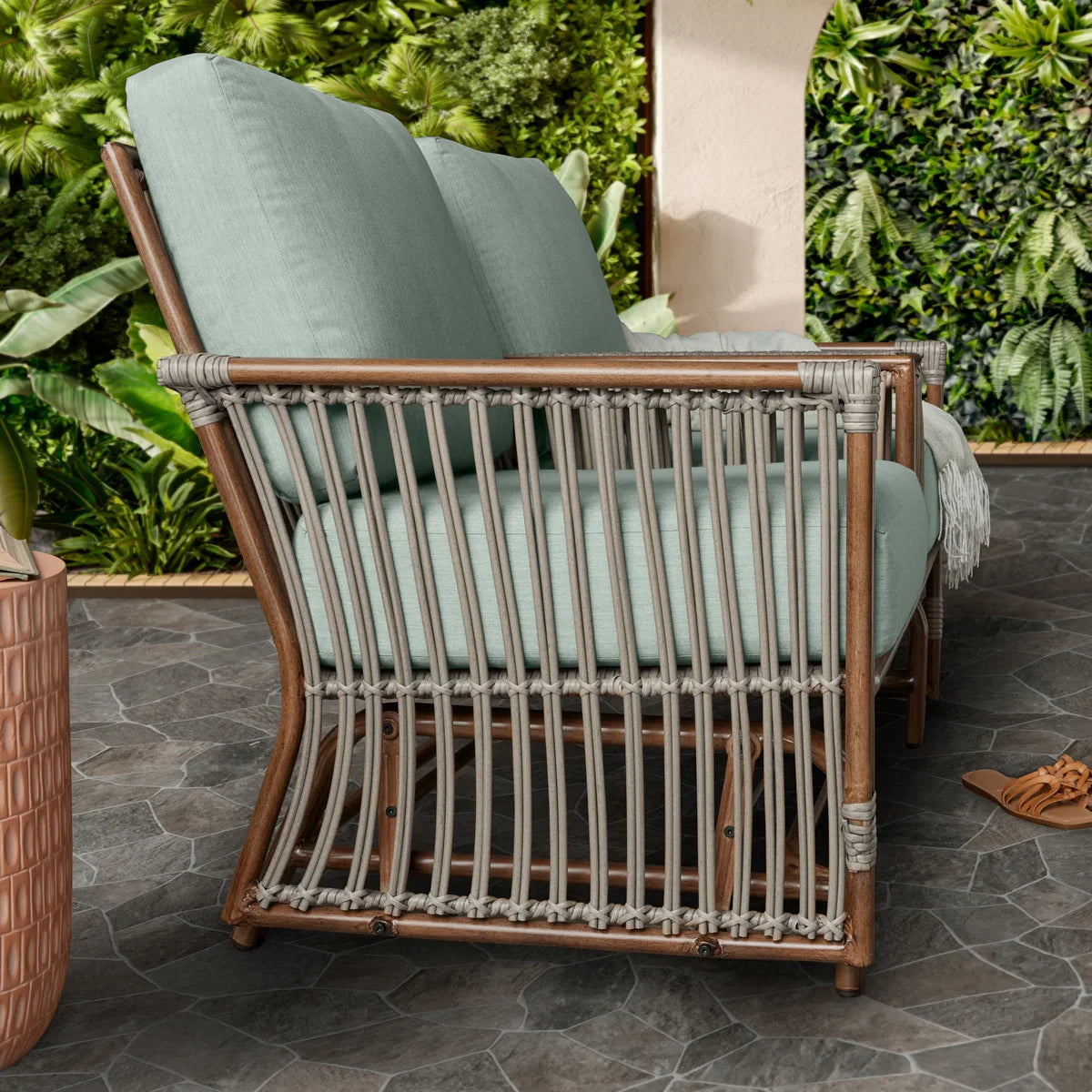 Agio Riviera Outdoor Loveseat Glider