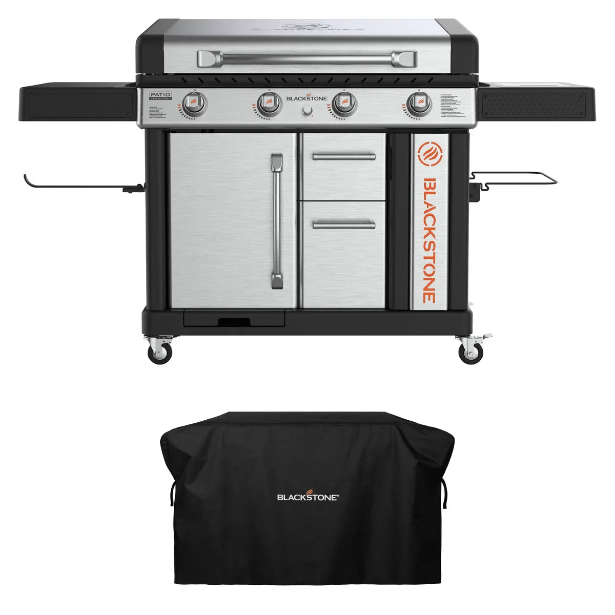 Blackstone Patio Pro 36 in. Cabinet Griddle with Hood & Cover