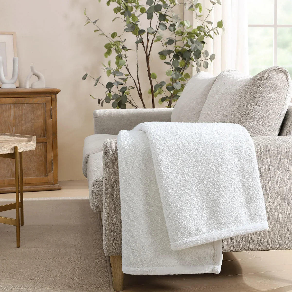 Jennifer Adams Luxe Boucle Throw