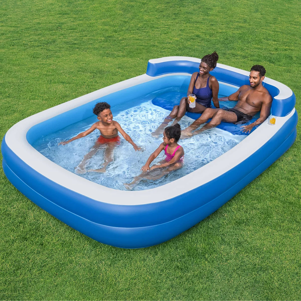 H2OGO! Inflatable Family Lounge Pool