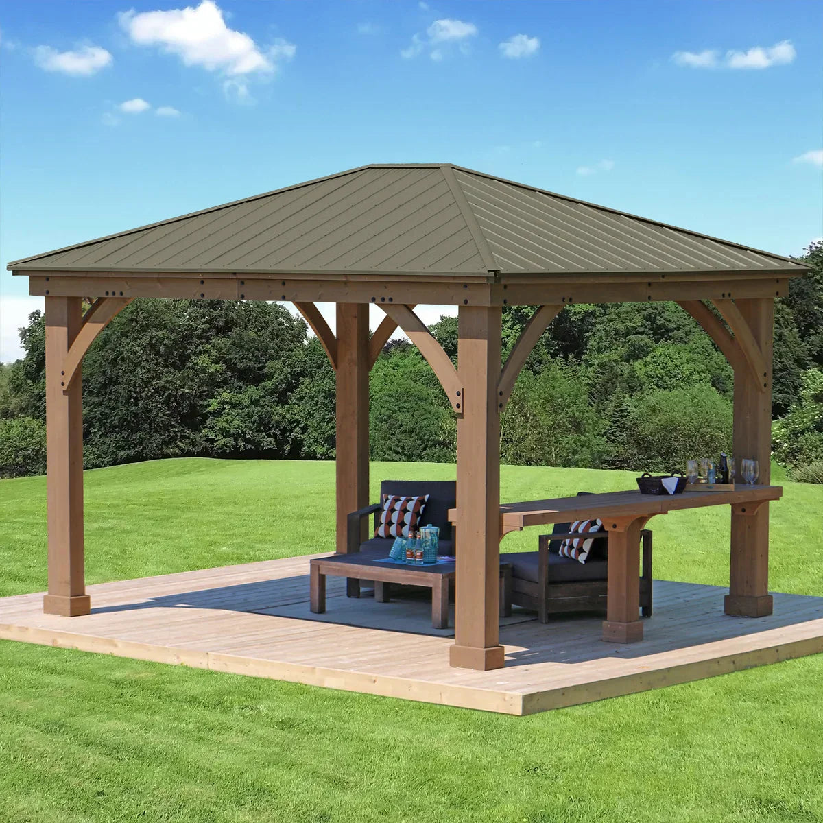 12' Gazebo Bar Counter