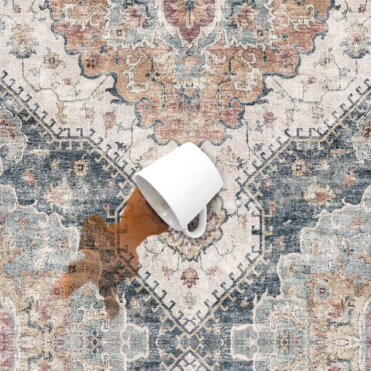 Wyatt & Ash Washable Runner, Geraldine