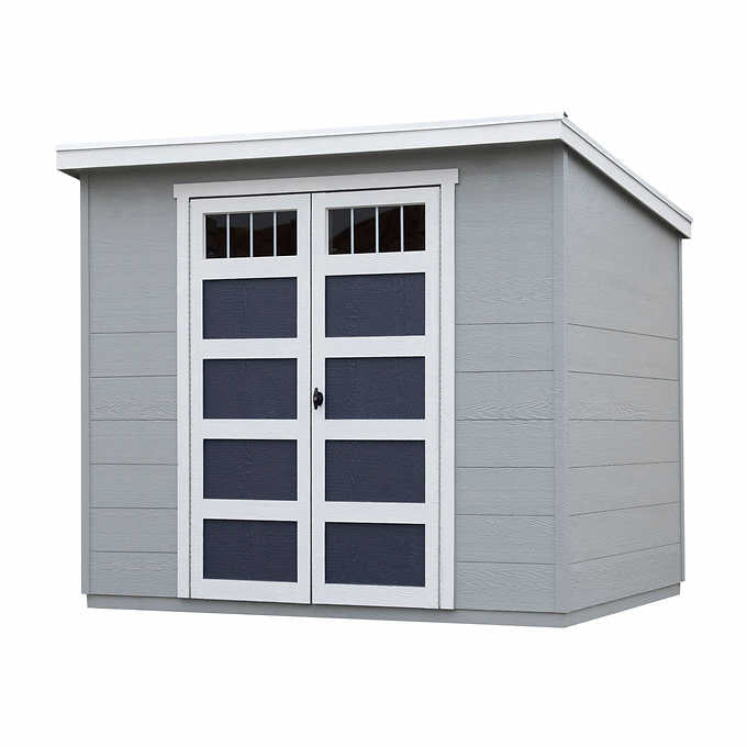 Melbourne 8' x 6' Wood Shed - Do It Yourself Assembly