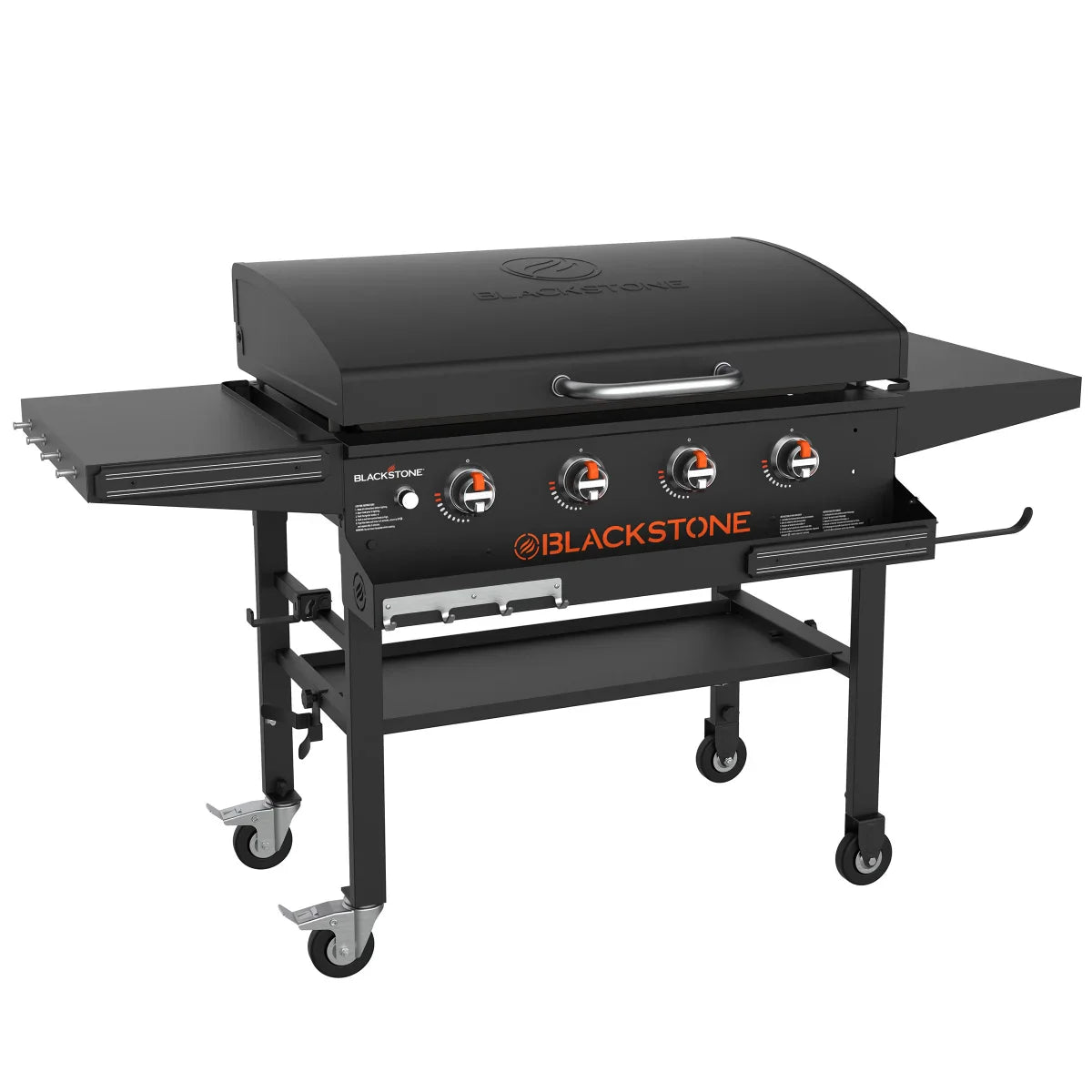 Blackstone 36in. Griddle with Hinged Hood, Front Shelf and Soft Cover