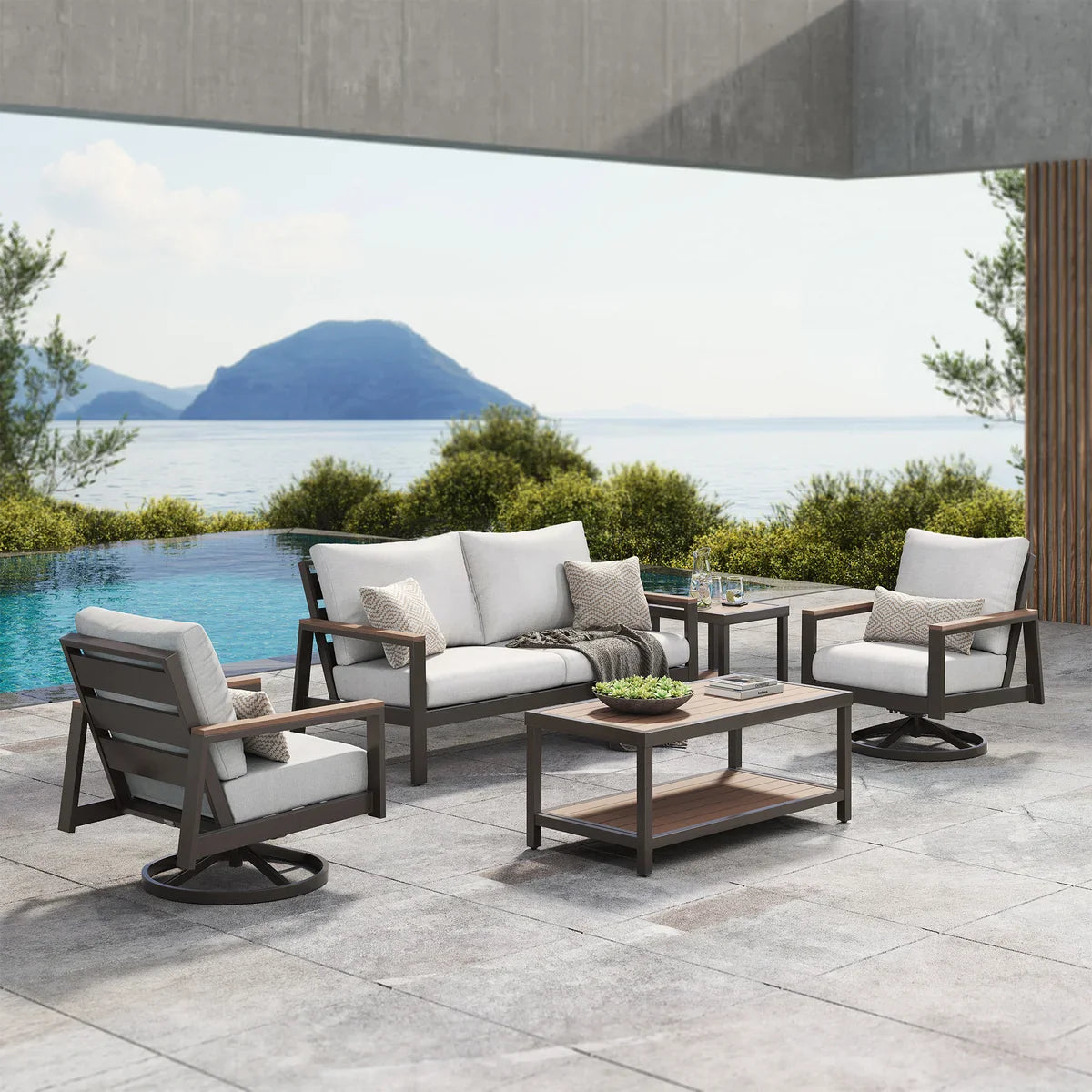 Grand Leisure Easton 5-piece Outdoor Seating Set