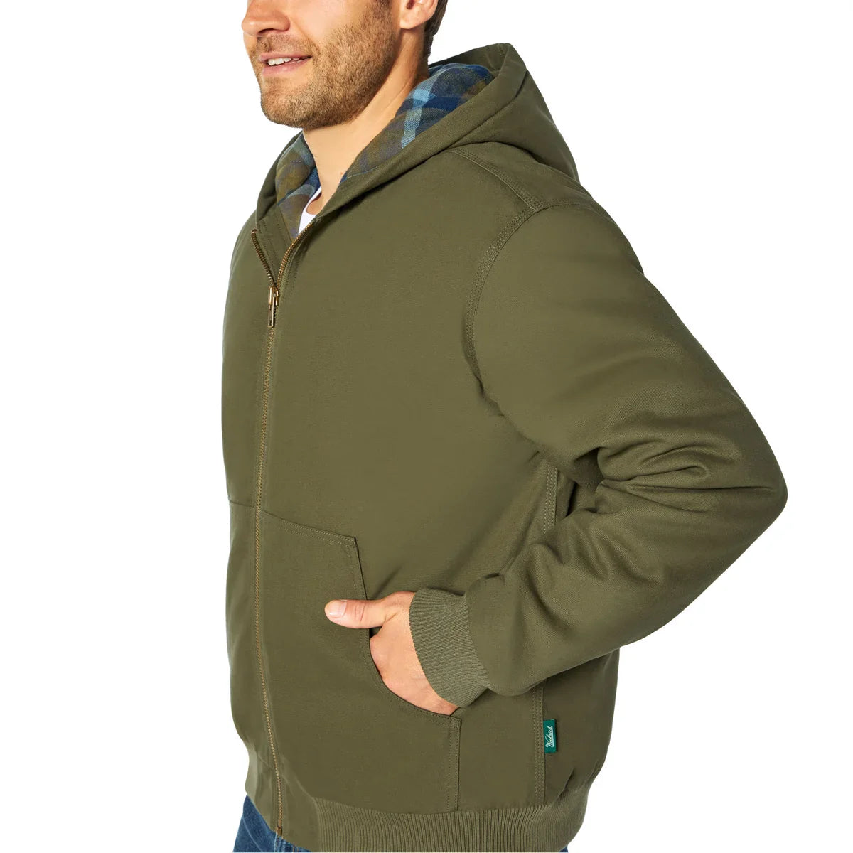 Woolrich Men's Canvas Hooded Jacket