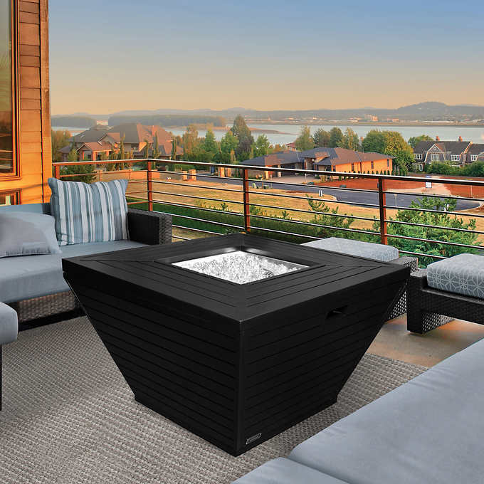 Sunbeam Contemporary Aluminum Fire Table