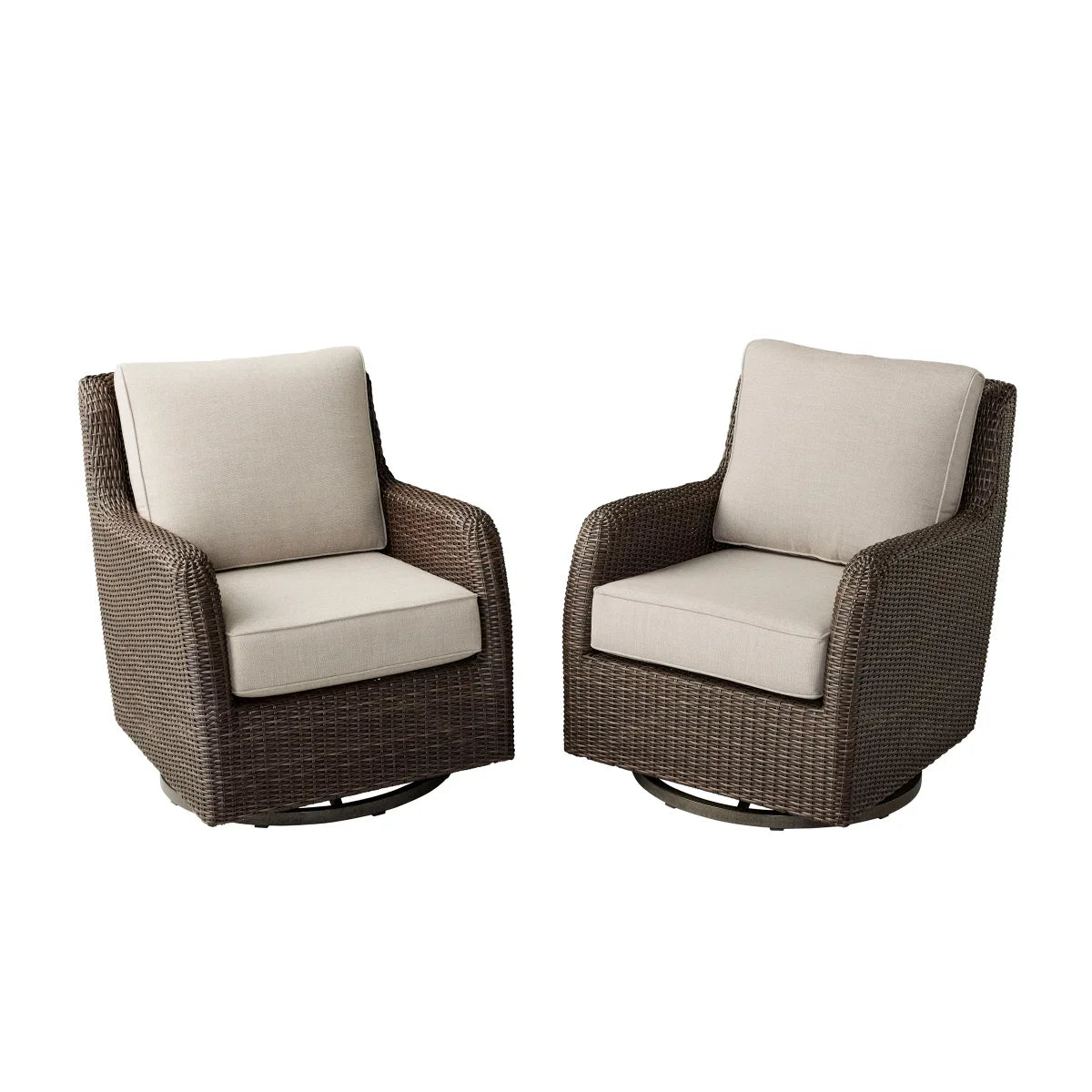 Oakland 2-piece Swivel Glider Chairs