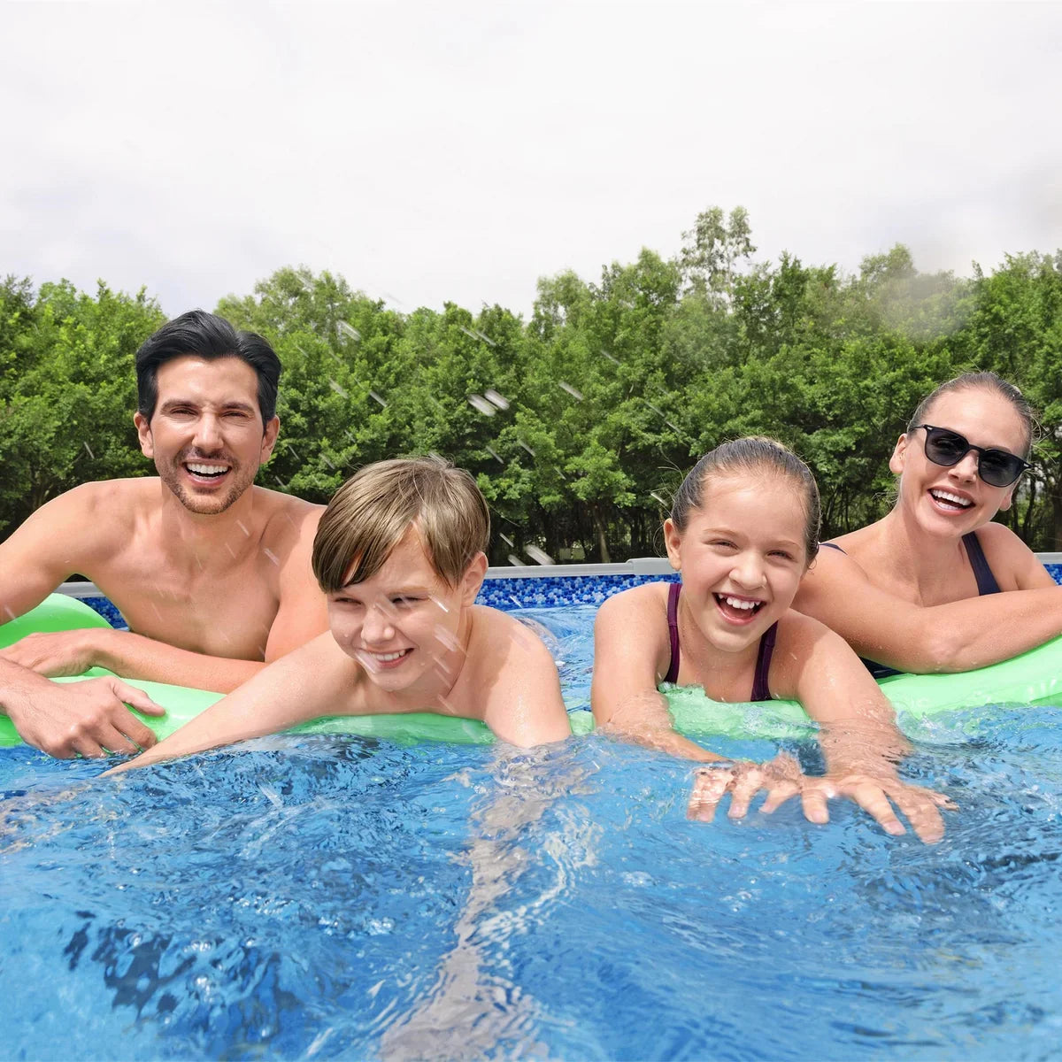 Bestway Hydrium Steel Wall 18' x 12' x 52" Above Ground Oval Pool Set