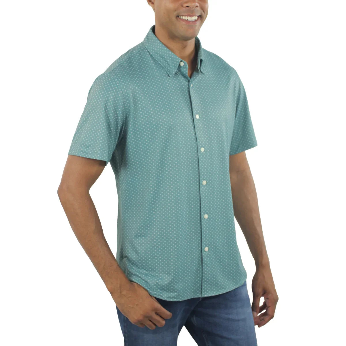 Jachs NY Men's Short Sleeve Woven Shirt
