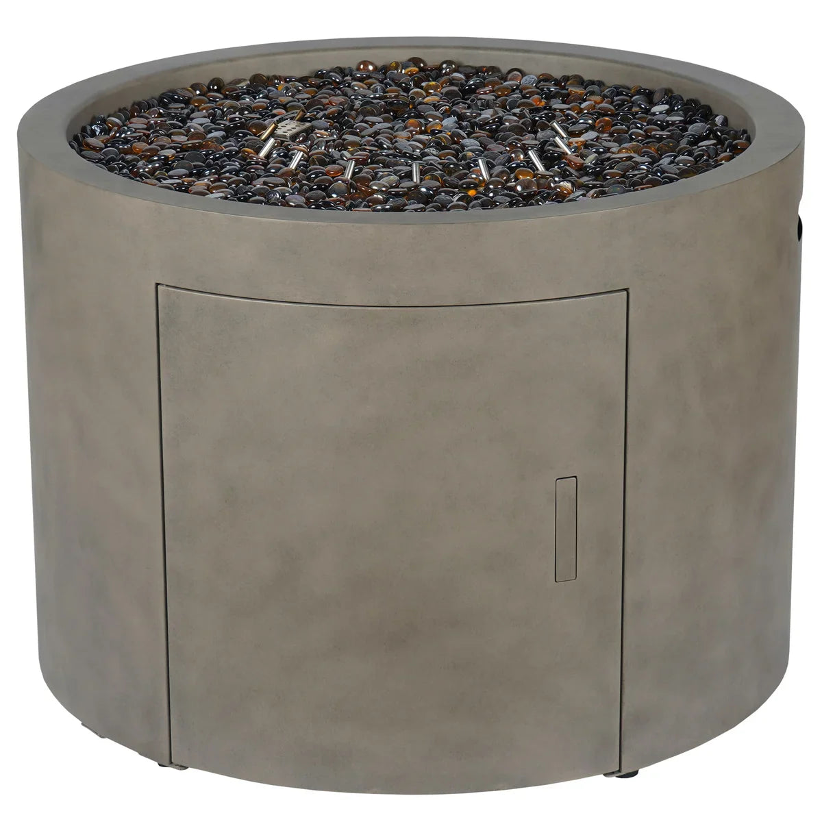 FlamePro Painted Steel Patina Gas Fire Pit