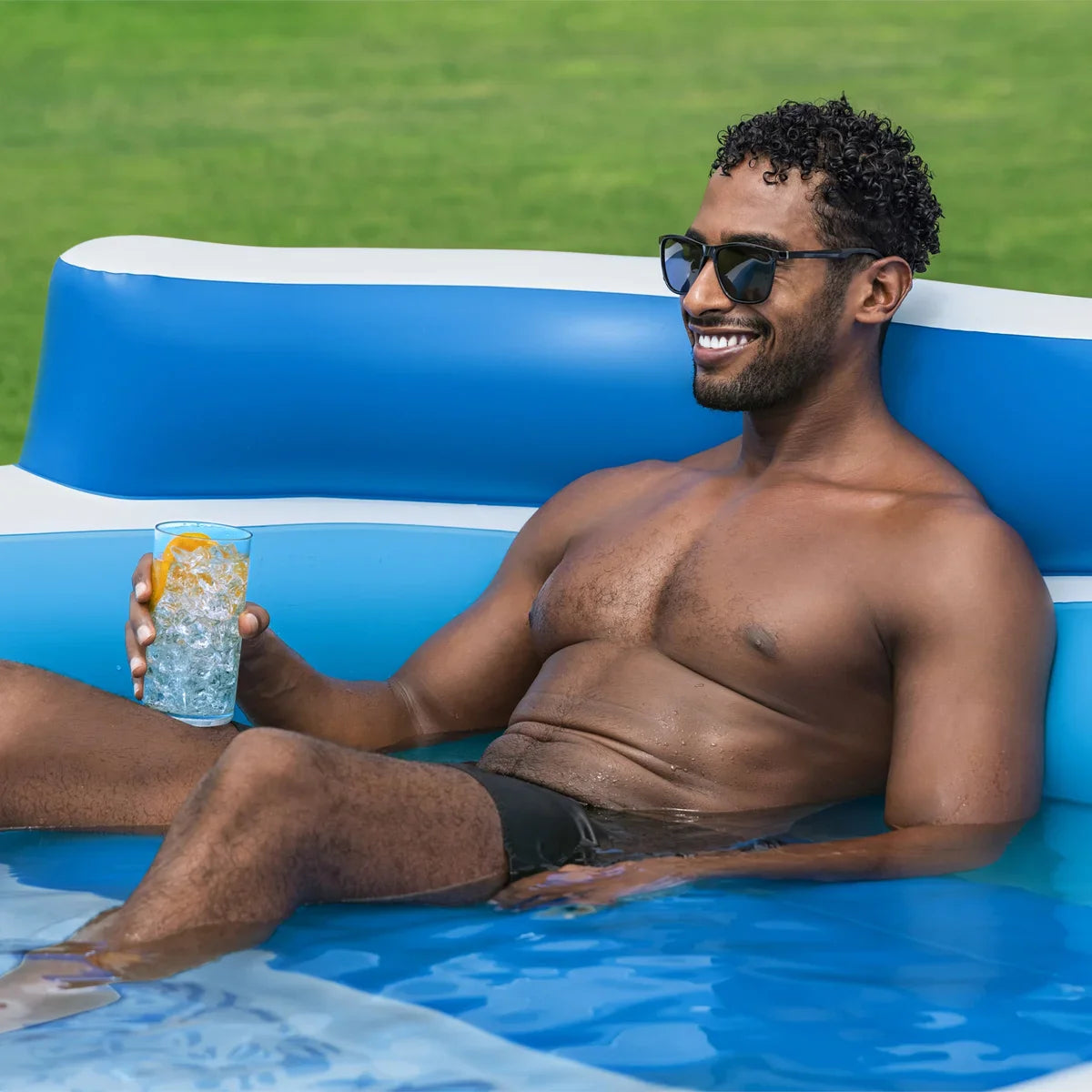 H2OGO! Inflatable Family Lounge Pool