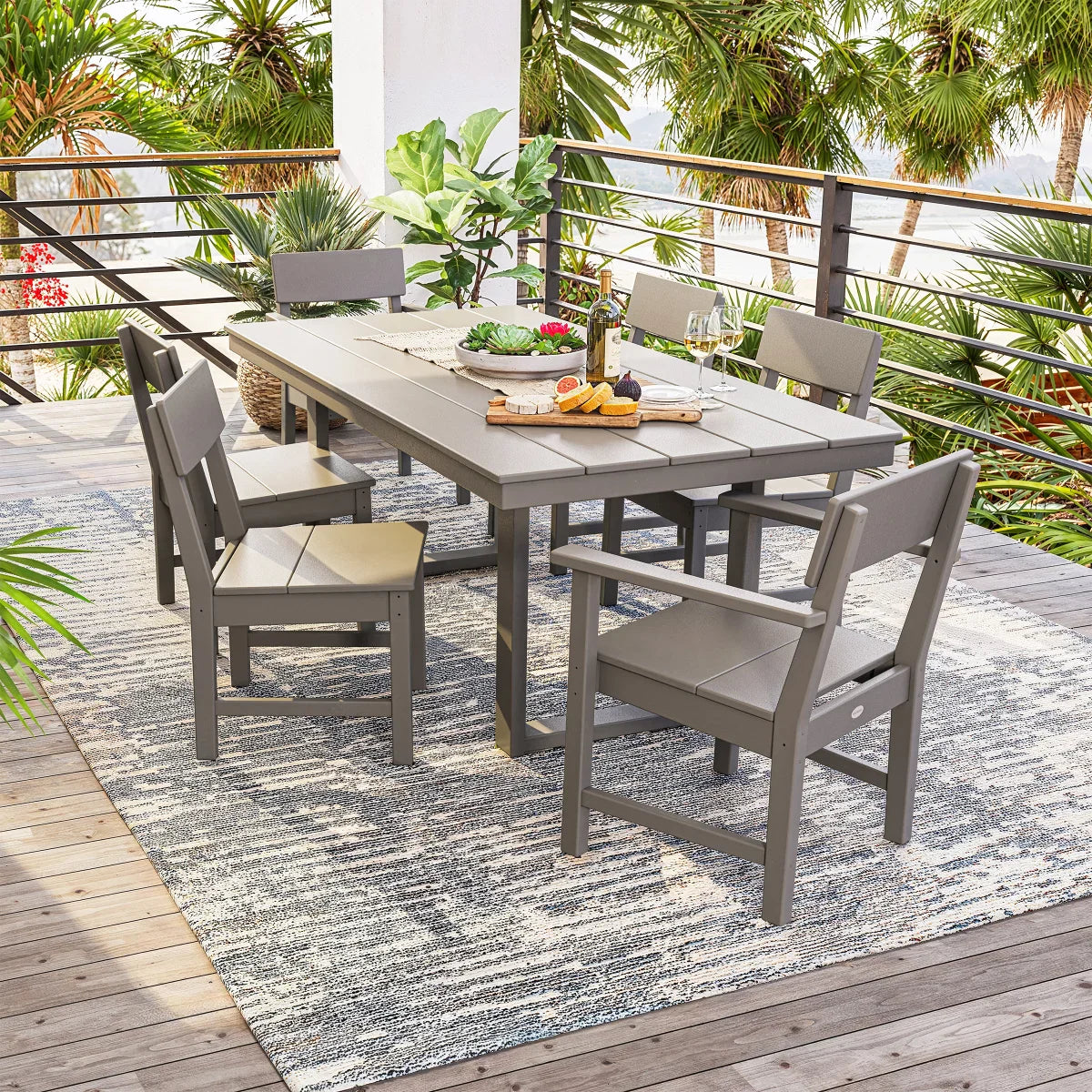 POLYWOOD Westport 7-piece Outdoor Dining Set