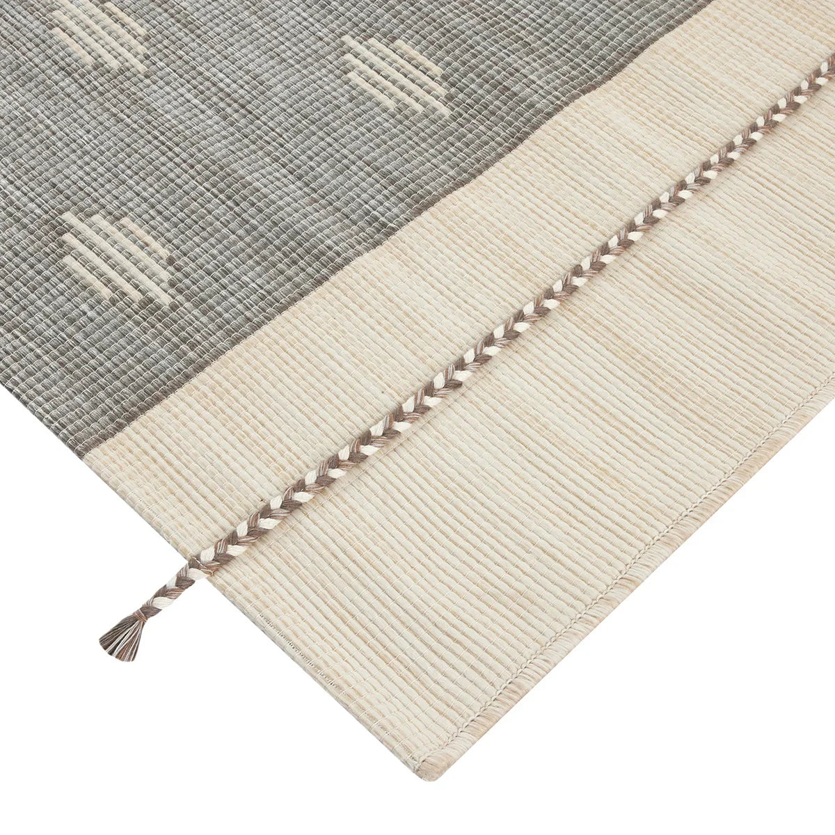 Mineral Springs Outdoor Area Rug Shasta, Cream/Gray