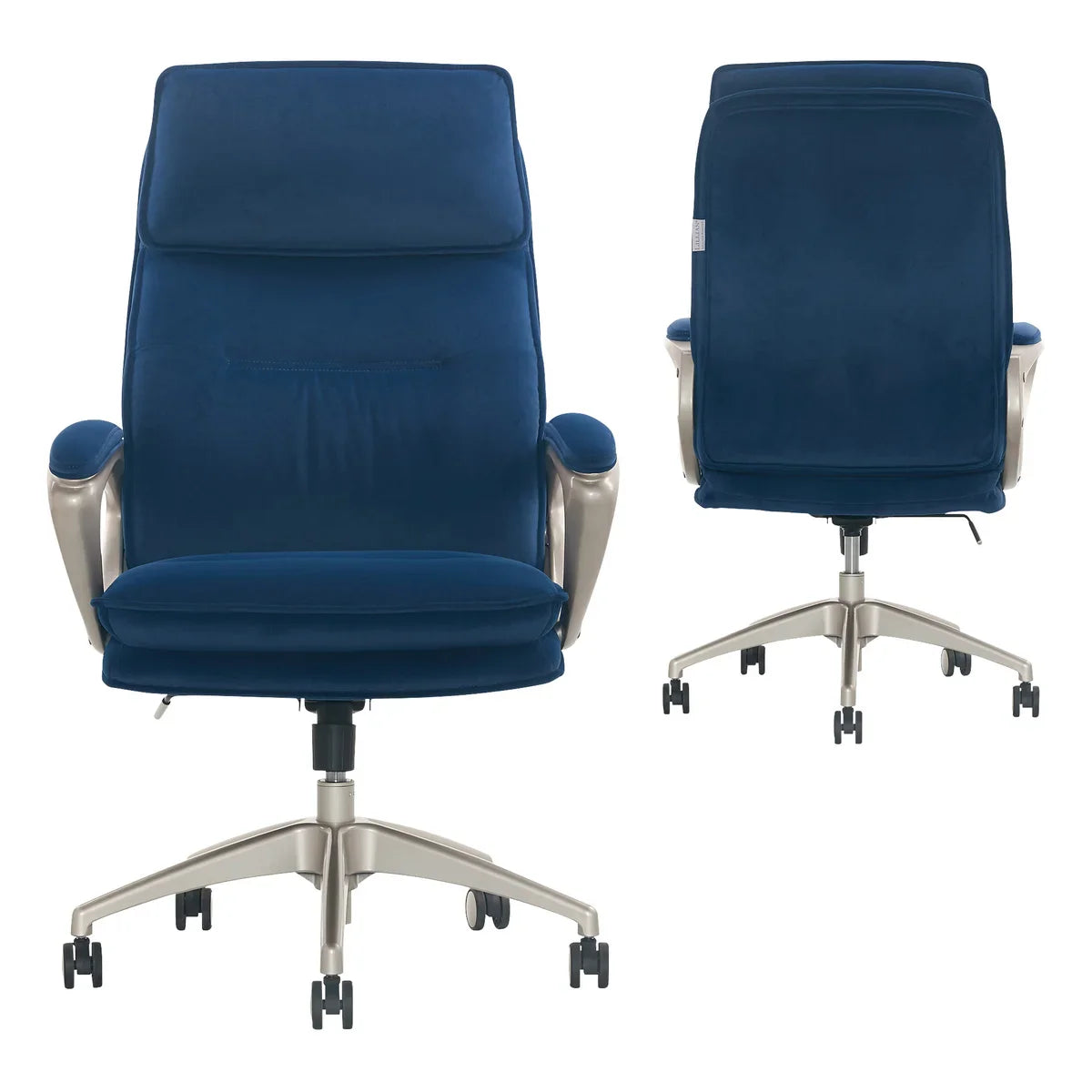 Lillian, LILLIAN AUGUST Peyton Plush Velvet High Back Office Chair