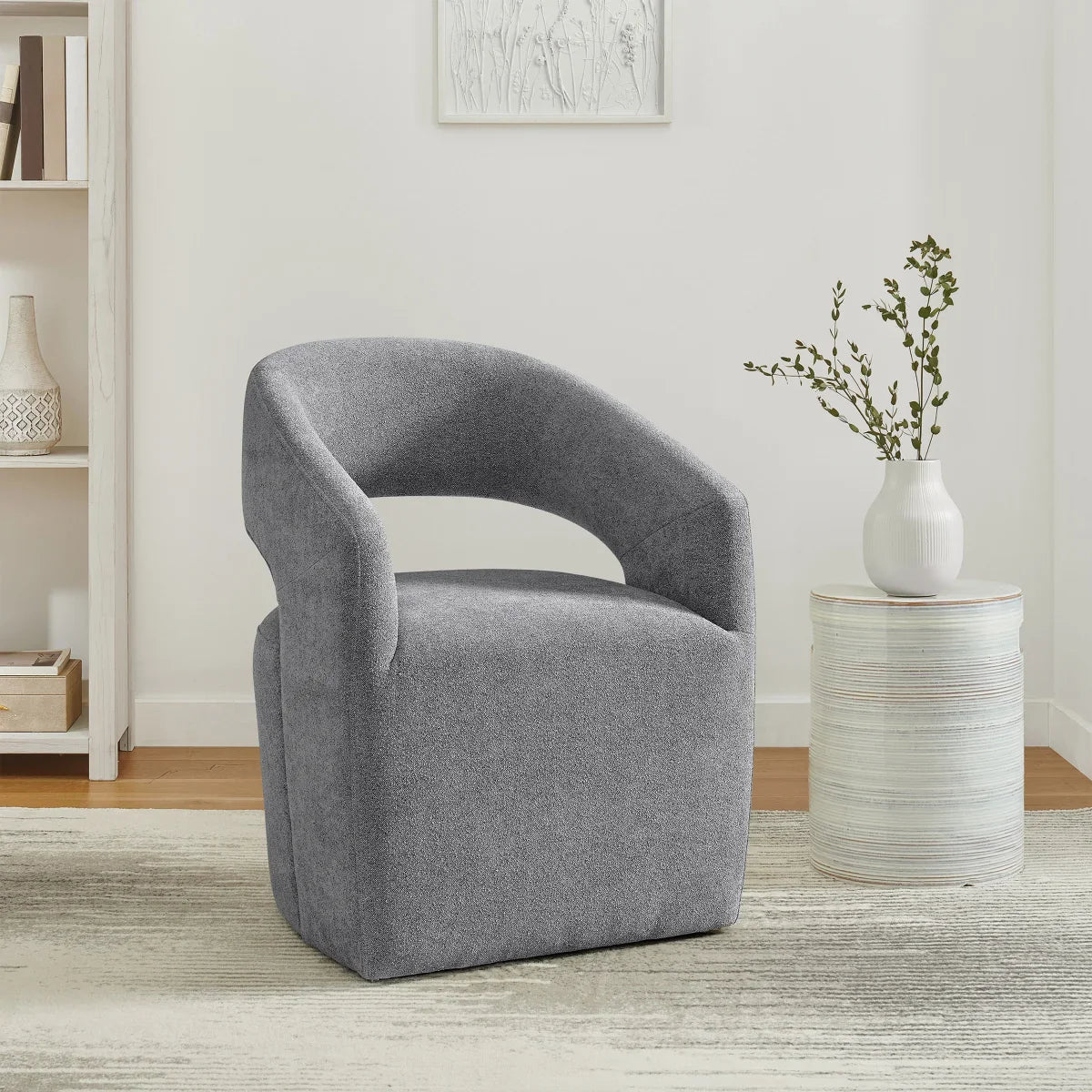 Alivia Fabric Rolling Chair
