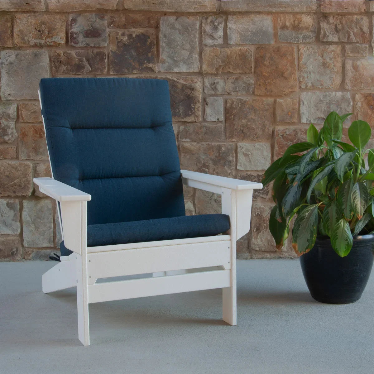 Adirondack Cushion for Modern Polywood Chairs, 2-pack
