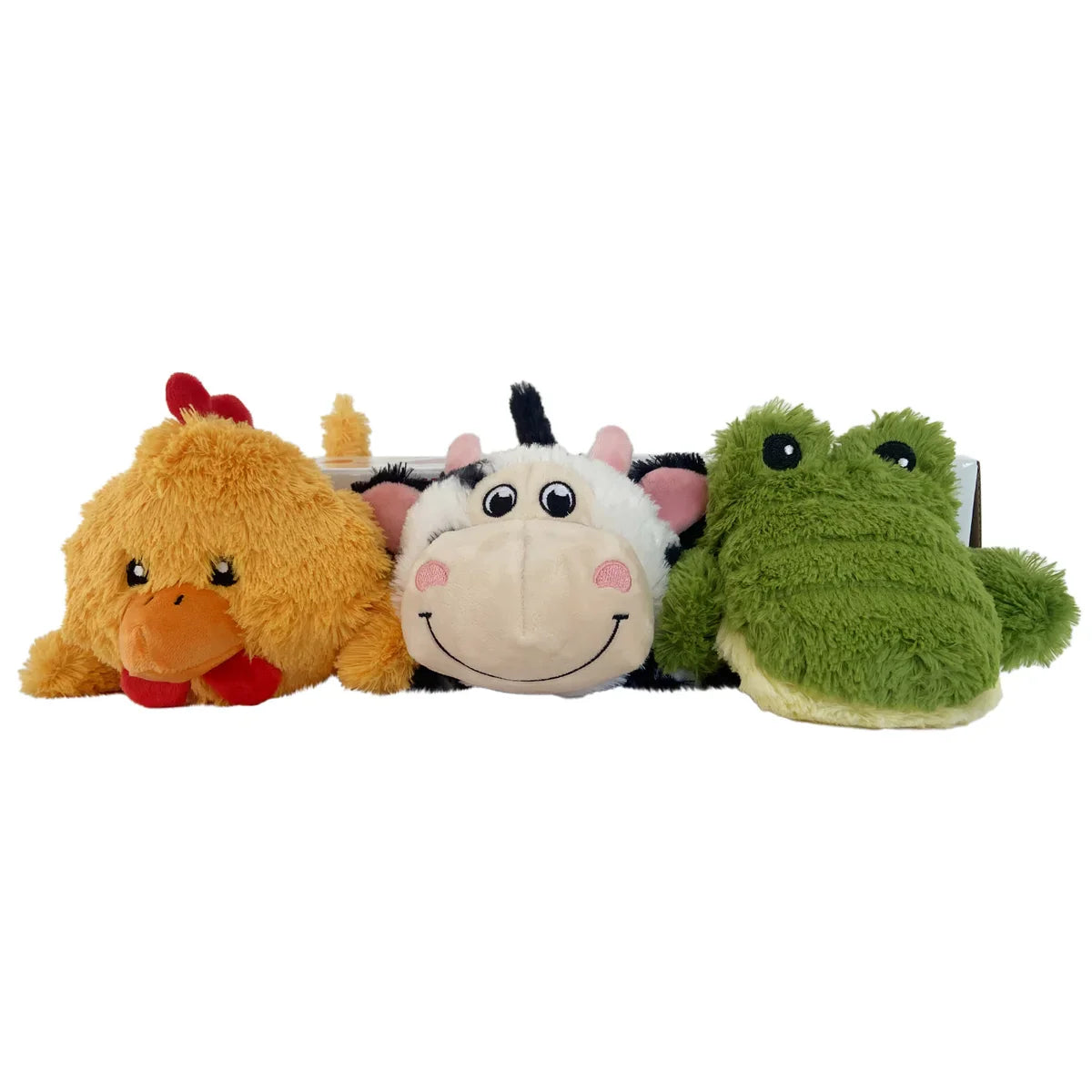 KONG Cozie Play Pack Dog Toys, 3-pack