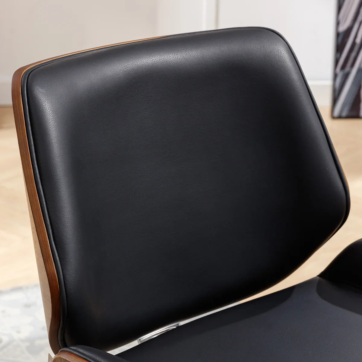 Ciara Bentwood Walnut Veneer Frame Office Chair