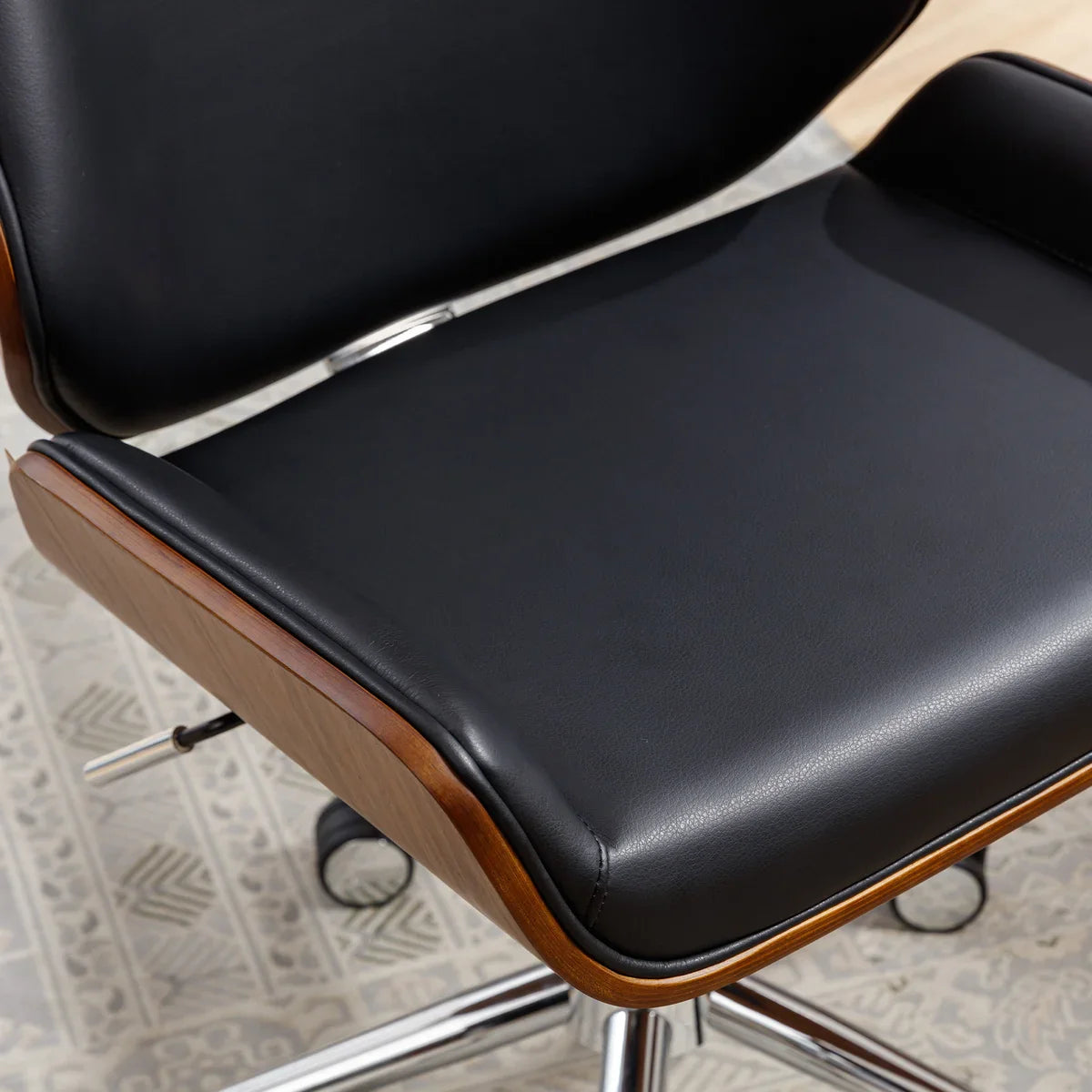 Ciara Bentwood Walnut Veneer Frame Office Chair