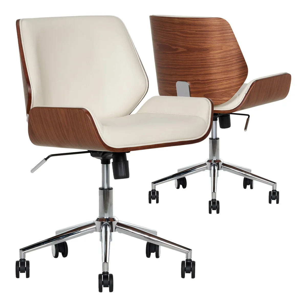 Ciara Bentwood Walnut Veneer Frame Office Chair