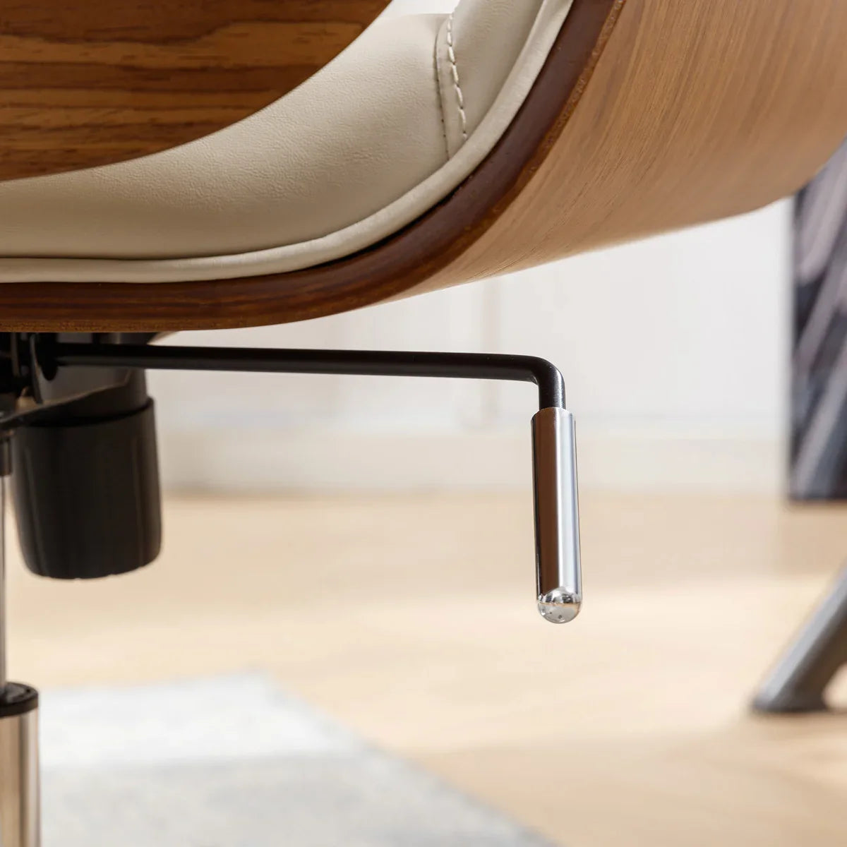 Ciara Bentwood Walnut Veneer Frame Office Chair